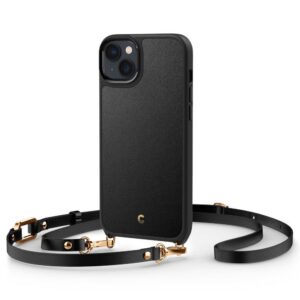 Dėklas Spigen Cyrill Classic Charm Mag MagSafe iPhone 14 Plus / 15 Plus, juodas