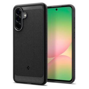 Dėklas Spigen Rugged Armor Galaxy A56 5G, matinis juodas