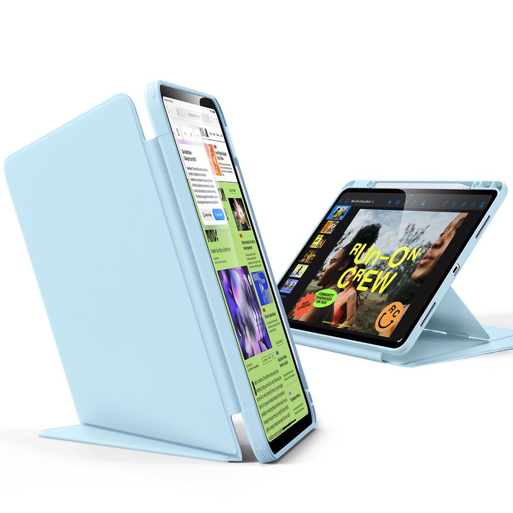 Dėklas ESR Flip Hybrid iPad Air 13" (2024-2026), šviesiai mėlynas