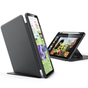 Dėklas ESR Flip Hybrid iPad Air 10.9" 4 / 5 / 2020-2022 / 11" 6 / 7 / 8 / 2024-2026, juodas
