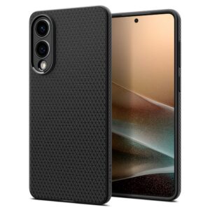 Dėklas Spigen Liquid Air Galaxy S25 Edge, matinis juodas