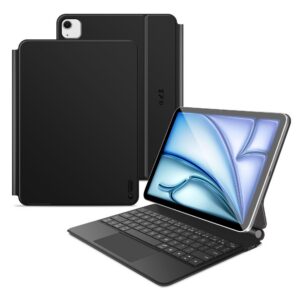 Dėklas su klaviatūra Tech-Protect SmartCase Magnetic iPad Air 10.9" 4 / 5 / 2020-2022 / 11" 6 / 7 / 8 / 2024-2026, juodas
