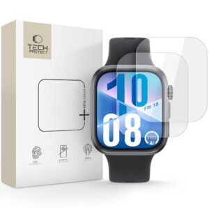 Apsauginė plėvelė Tech-Protect Hydro Flex+ Huawei Watch Fit 3 / 4, 2 vnt., skaidri