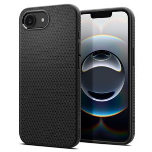 Dėklas Spigen Liquid Air iPhone 16e / 17e, matinis juodas