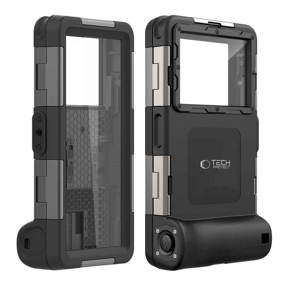 Dėklas Tech-Protect IPX8 Universal Diving Waterproof, juodas - Image 4
