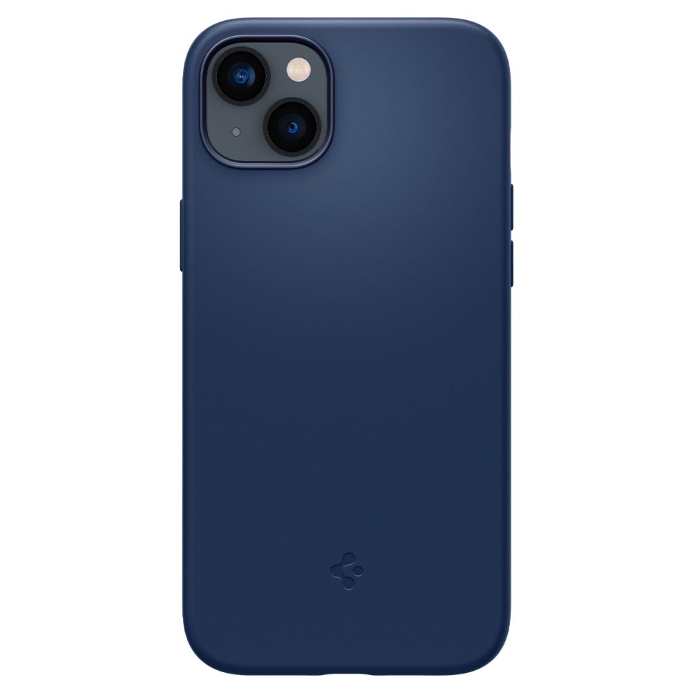 Dėklas Spigen Silicone Fit Mag MagSafe iPhone 14 Plus / 15 Plus, tamsiai mėlynas - Image 3