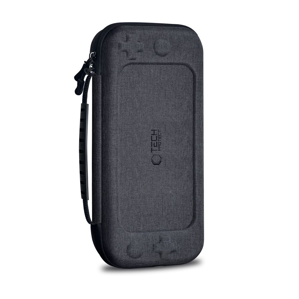 Dėklas Nintendo Switch 2 Tech-Protect Hardpouch, tamsiai pilkas - Image 2