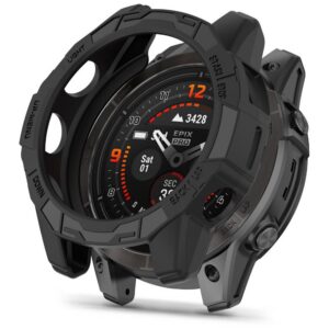 Dėklas Tech-Protect Defense Air Garmin Fenix 7 / 7 Pro, juodas
