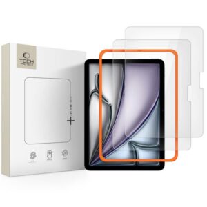 Apsauginis stiklas Tech-Protect Easy Set+ iPad Air 11 6 / 7 / 8 (2024-2026), 2 vnt., skaidrus