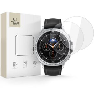 Apsauginis stiklas Tech-Protect Glass Fit+ Samsung Galaxy Watch 8 Classic (46 mm), 2 vnt., skaidrus