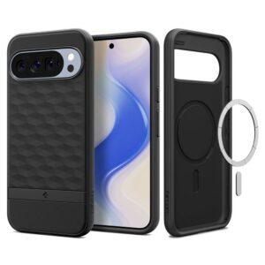 Dėklas Spigen Parallax Mag MagSafe Google Pixel 10 Pro XL, matinis juodas