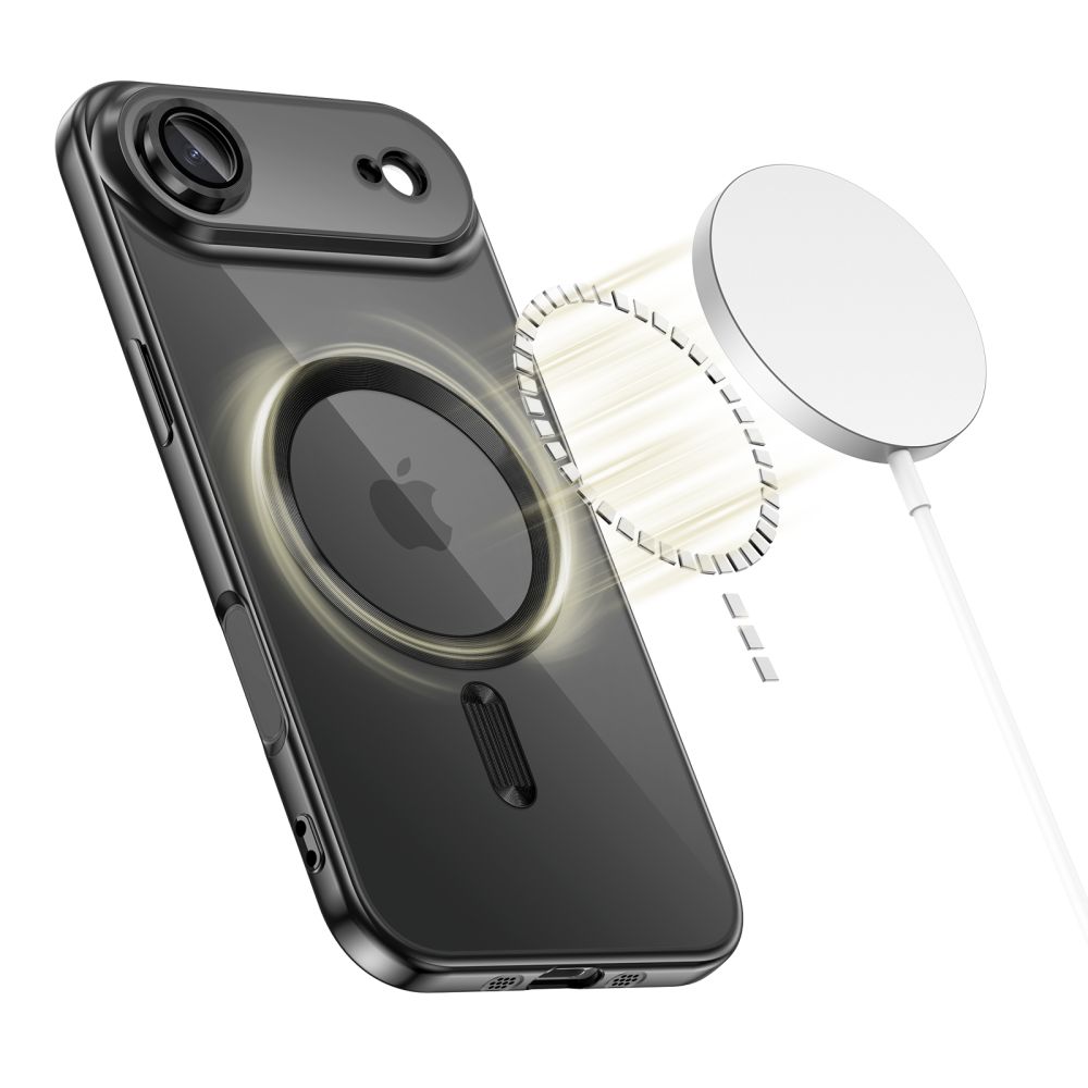 Dėklas Tech-Protect MagFlex iPhone Air, blizgus juodas - Image 2