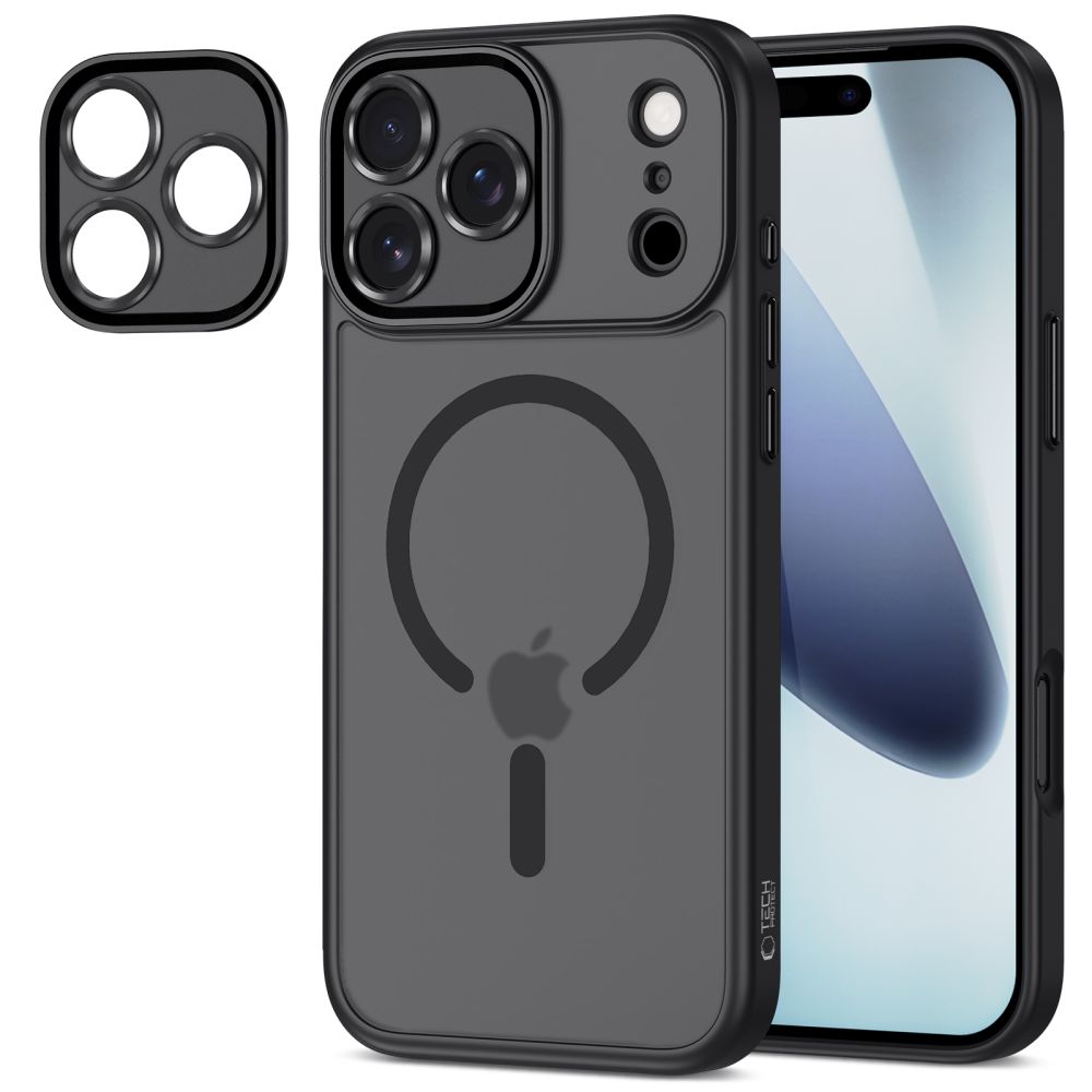 Dėklas Tech-Protect MagCam MagSafe iPhone 17 Pro, matinis juodas - Image 2