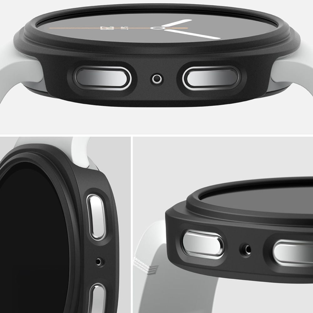 Dėklas Ringke Slim Samsung Galaxy Watch 8 / 9 (40 mm), 2 vnt., skaidrus ir matinis juodas - Image 2