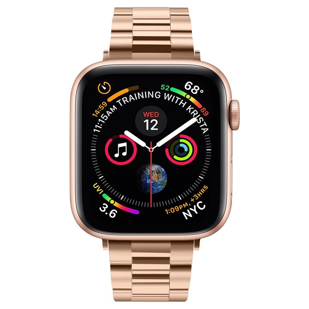 Apyrankė Spigen Modern Fit Band Apple Watch 8 / 9 / 10 / 11 / SE (40 / 41 / 42 mm) Rose Gold - Image 3