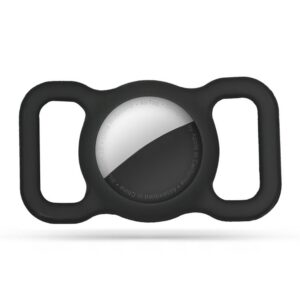 Dėklas Tech-Protect Smooth Apple AirTag 1/2 augintiniams, juodas