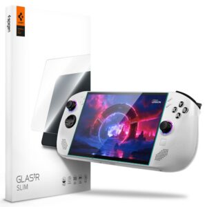 Apsauginis stiklas Spigen Glas.tR Slim, Lenovo Legion Go S, 2 vnt., juodas