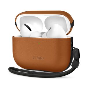 Dėklas Tech-Protect NaturalFit Apple AirPods Pro 3, rudas