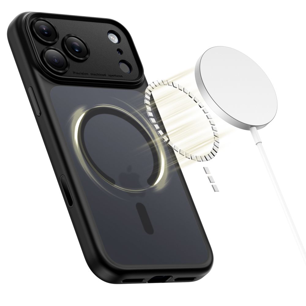 Dėklas Tech-Protect Magpeak MagSafe iPhone 17 Pro, matinis juodas - Image 2