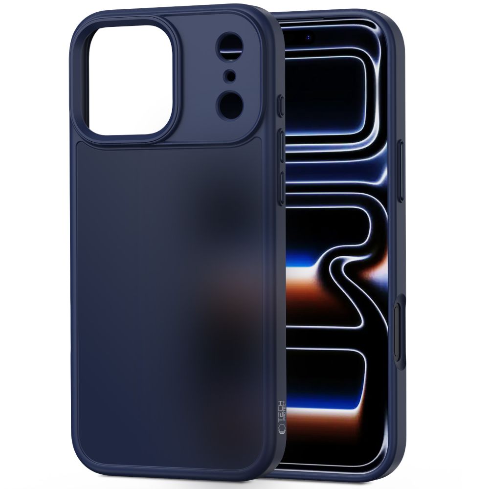 Dėklas Tech-Protect MagMat iPhone 17 Pro, matinis tamsiai mėlynas - Image 2