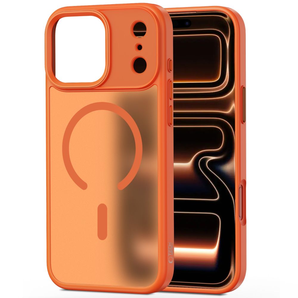 Dėklas Tech-Protect MagMat MagSafe iPhone 17 Pro Max, matinis kosminis oranžinis - Image 2