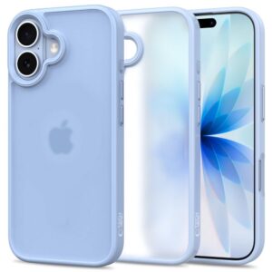 Dėklas Tech-Protect Magmat iPhone 17, matinis rūko mėlynas