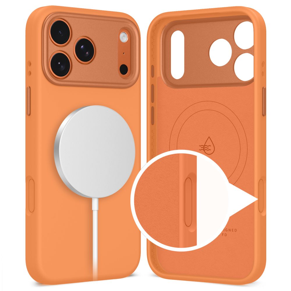 Dėklas Tech-Protect Uniq MagSafe iPhone 17 Pro Max, kosminis oranžinis - Image 2