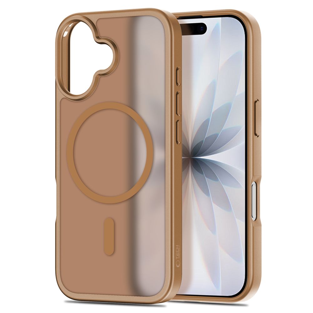Dėklas Tech-Protect BasicMag MagSafe iPhone 17, matinis rudas - Image 2