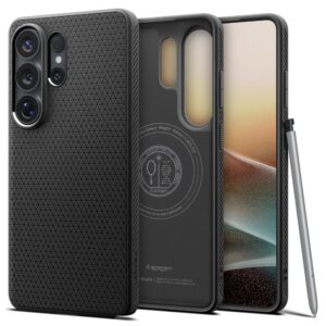 Dėklas Spigen Liquid Air Mag Galaxy S26 Ultra, matinis juodas