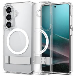 Dėklas Spigen Ultra Hybrid "S" Mag MagSafe Galaxy S26+, skaidrus/baltas