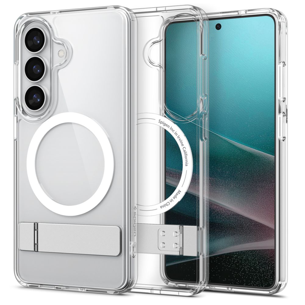 Dėklas Spigen Ultra Hybrid "S" Mag MagSafe Galaxy S26+, skaidrus/baltas