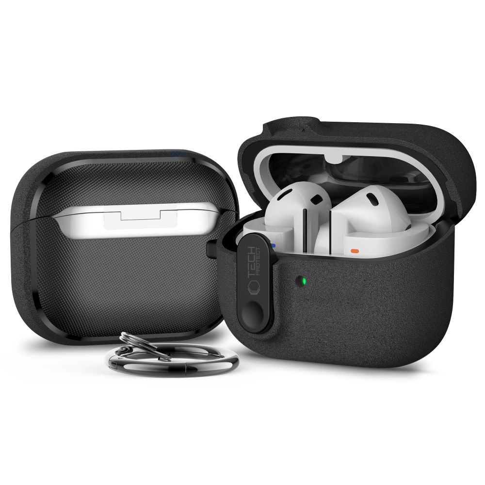 Dėklas Tech-Protect Slim Hook Samsung Galaxy Buds 3 / 3 FE / 3 Pro, juodas - Image 2