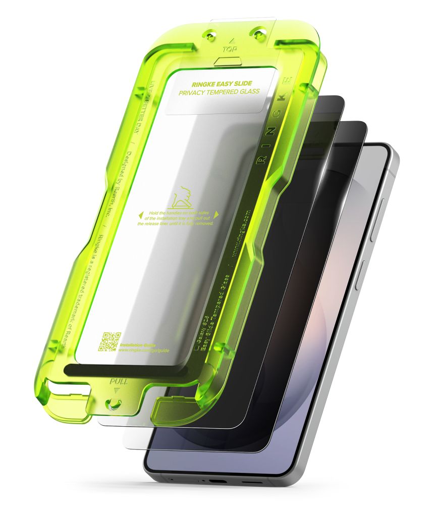 Privatumo apsauginis stiklas Ringke Easy Slide Galaxy S26, 2 vnt. - Image 2