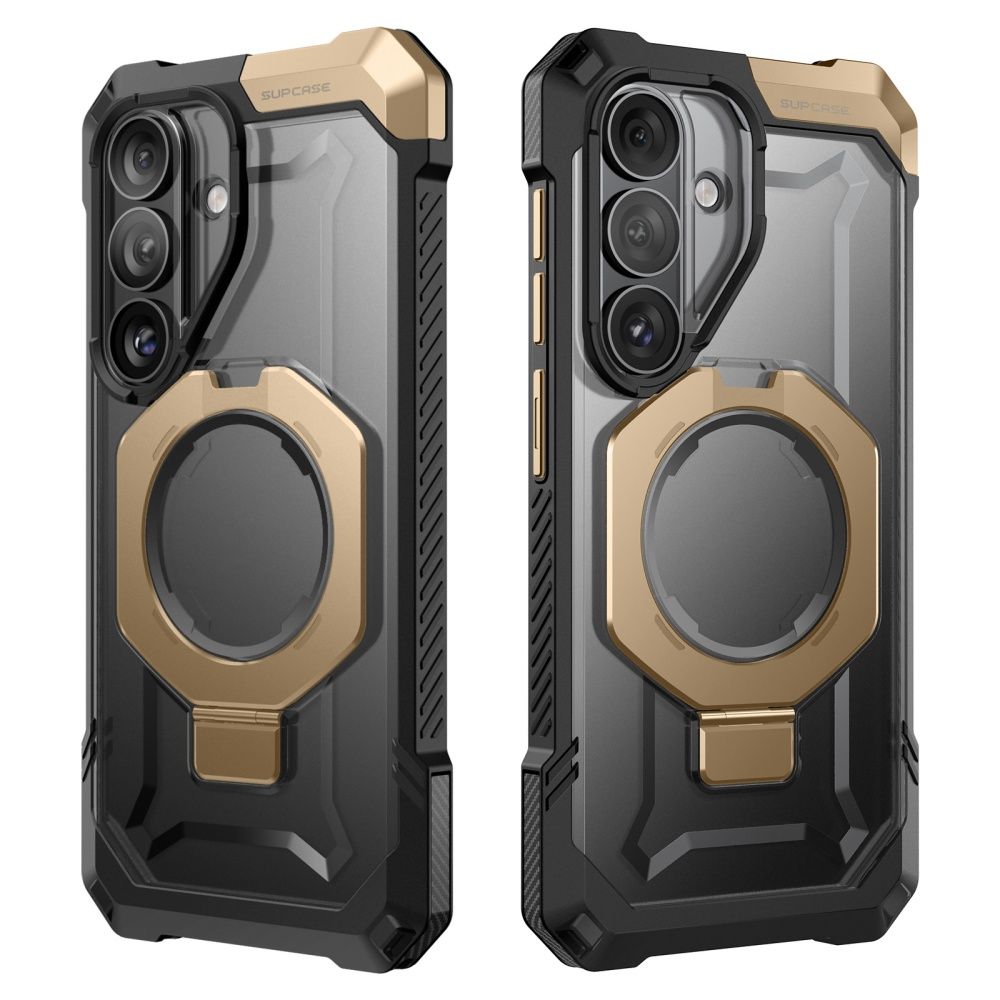 Dėklas Supcase UB Grip Mag MagSafe Galaxy S26, juodai auksinis - Image 2