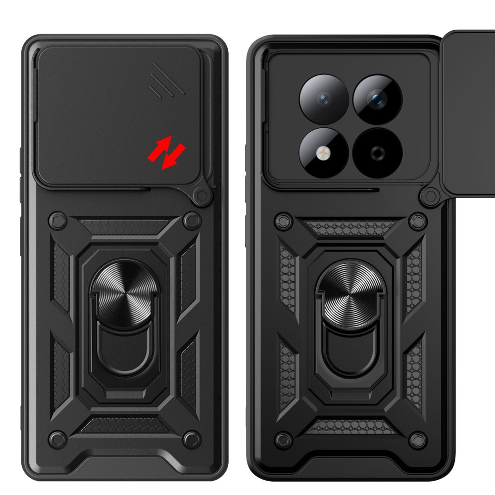 Dėklas Tech-Protect CamShield Pro Xiaomi Redmi Note 15 Pro 5G, matinis juodas - Image 2