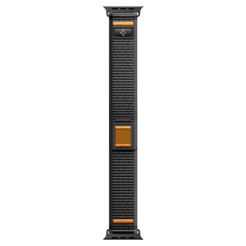 Dirželis Spigen Athlex Air 2 Apple Watch 8 / 9 / 10 / 11 / SE / Ultra (44 / 45 / 46 / 49 mm), juodas/oranžinis - Image 2