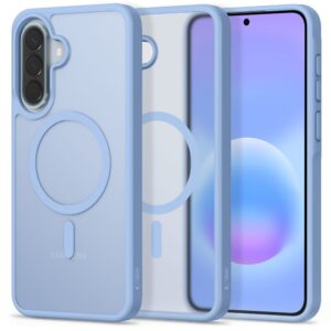 Dėklas Tech-Protect Magmat MagSafe Samsung Galaxy A57 5G, matinis šviesiai mėlynas