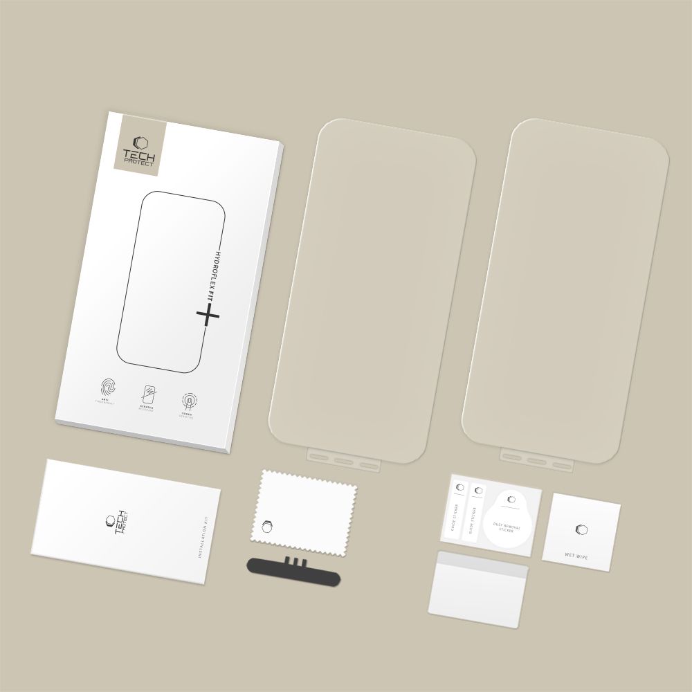 Apsauginė plėvelė Tech-Protect Hydro Flex+ Motorola Edge 70 Fusion / 70 Fusion+ 5G / 70 Pro, 2 vnt., skaidri - Image 5