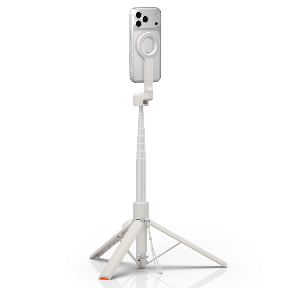 Selfie lazda su trikoju ir Bluetooth pultu Spigen S582W, smėlio spalvos - Image 3