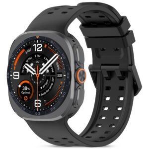 Dirželis Tech-Protect Silicone Air Samsung Galaxy Watch Ultra 1 / 2 2024-2026 (47 mm), juodas