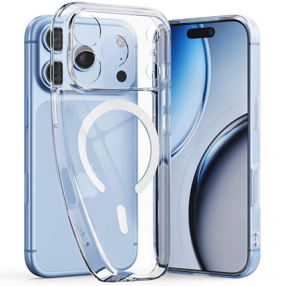 Dėklas Tech-Protect FlexAir MagSafe iPhone 17 Pro Max / 18 Pro Max, skaidrus