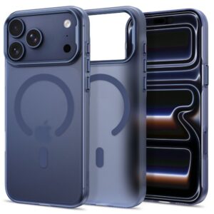 Dėklas Tech-Protect MagZero MagSafe iPhone 17 Pro / 18 Pro, matinis tamsiai mėlynas