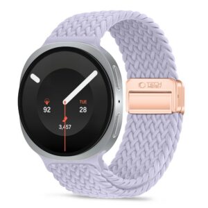 Dirželis Tech-Protect NylonMag Samsung Galaxy Watch 8 / 9 / Classic (40 / 44 / 46 mm), melsvai violetinis