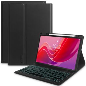 Dėklas su rašikliu ir klaviatūra Tech-Protect SC Pen Lenovo Tab M11 / K11e 11.0 TB-330, juodas