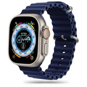 Dirželis Tech-Protect Iconband Pro Apple Watch 8 / 9 / 10 / 11 / SE / Ultra (44 / 45 / 46 / 49 mm), tamsiai mėlynas