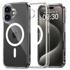 Dėklas Tech-Protect Flexair Hybrid MagSafe iPhone 16 Plus, skaidrus