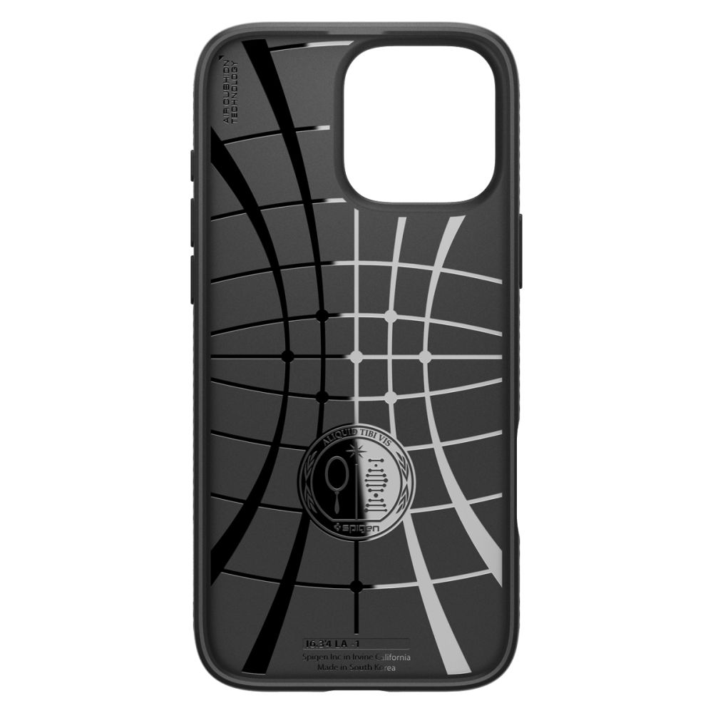 Dėklas Spigen Liquid Air iPhone 16 Pro, matinis juodas - Image 3