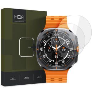 Apsauginis stiklas Hofi Glass Pro+ Samsung Galaxy Watch Ultra 2024/2025 (47 mm) (2 vnt.), skaidrus