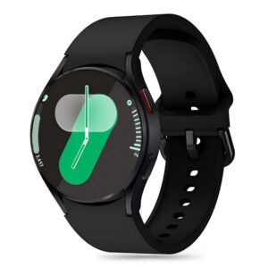 Dirželis Tech-Protect Silicone Samsung Galaxy Watch 4 / 5 / 5 Pro / 6 / 7 / FE, juodas