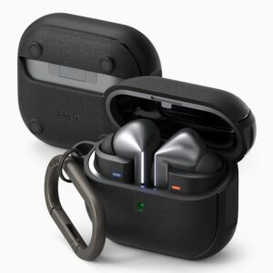 Dėklas Ringke Onyx Magnetic MagSafe Samsung Galaxy Buds 3 / 3 FE / 3 Pro, juodas
